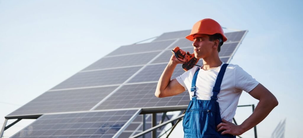 Įkrovimo baterijų instaliavimas